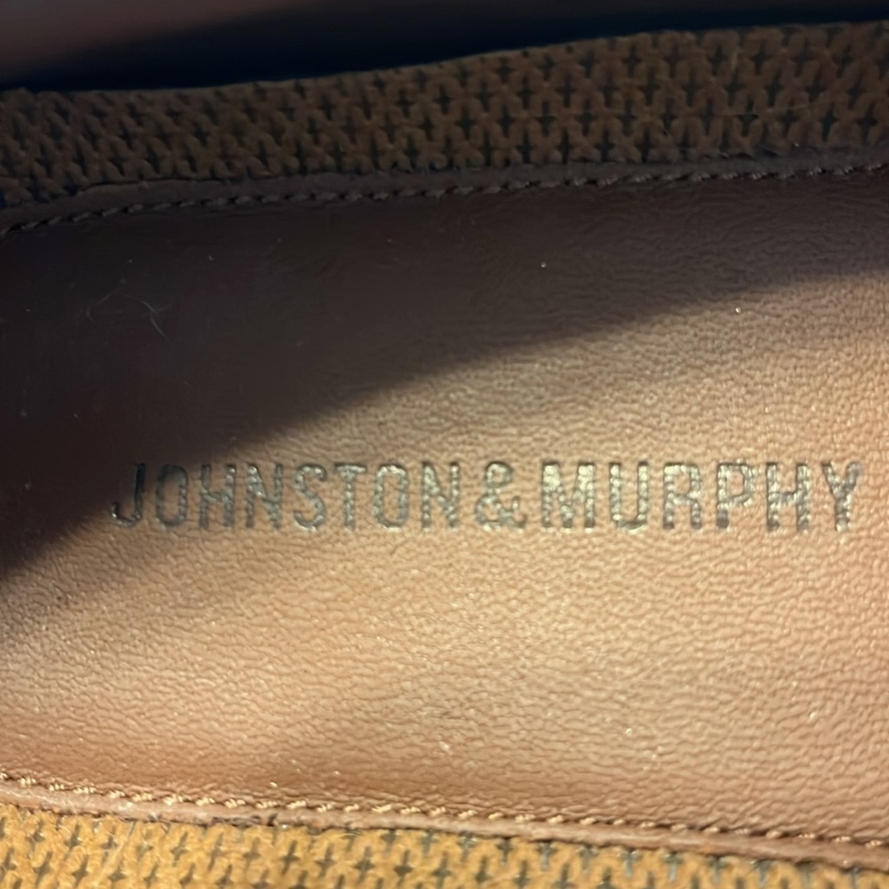 Johnston & Murphy Brown $ Black Slip-On Loafers men’s size 9 1/2 - Picture 8 of 8